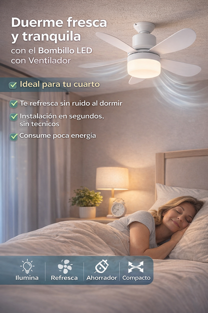 VentiladorBombillo™💡 5 aspas