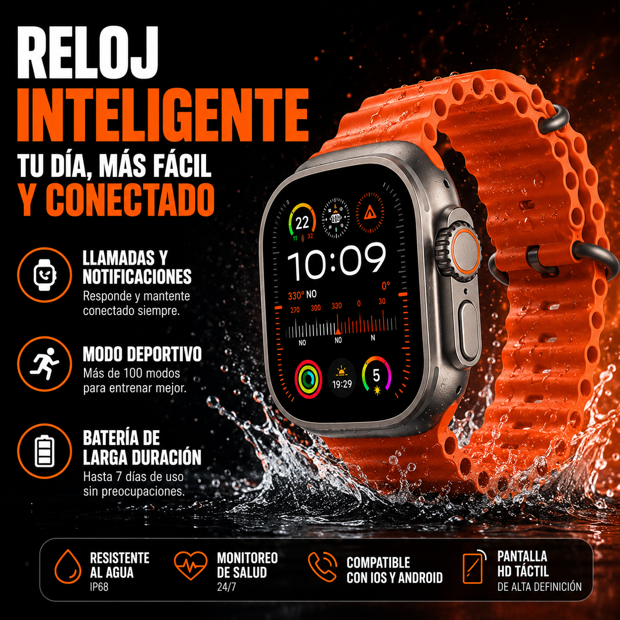 Smartwatch T500 Ultra